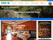 Tablet Screenshot of copanhonduras.org